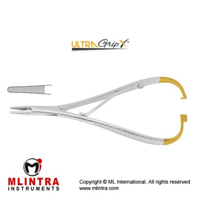 UltraGripX™ TC Mathieu Needle Holder Stainless Steel, 17 cm - 6 3/4" UltraGripX™ TC Mathieu Needle Holder Stainless Steel, 17 cm - 6 3/4"